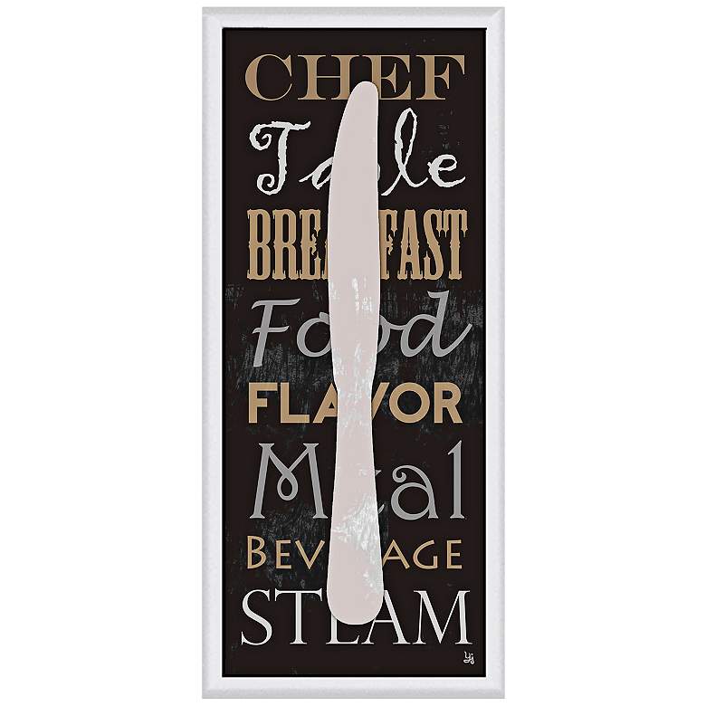 Image 1 Flavor Knife 20 inch High Canvas Wall Art