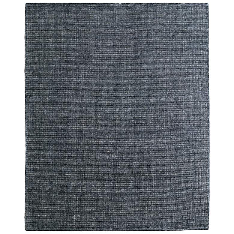Image 1 Fleetwood Modern Solid Hand Woven Blue Area Rug 8A06F