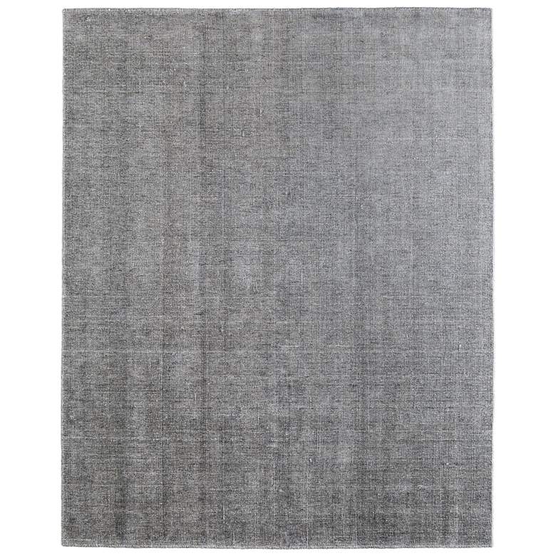 Image 1 Fleetwood Modern Solid Hand Woven Gray Area Rug 8A06F