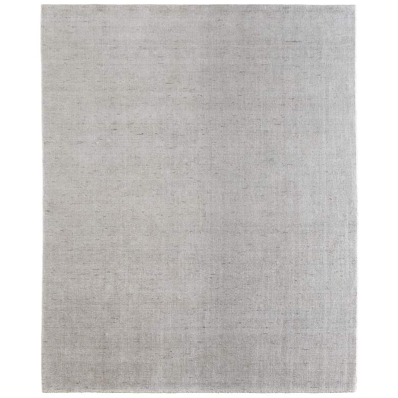 Image 1 Fleetwood Modern Solid Hand Woven Gray Area Rug 8A06F
