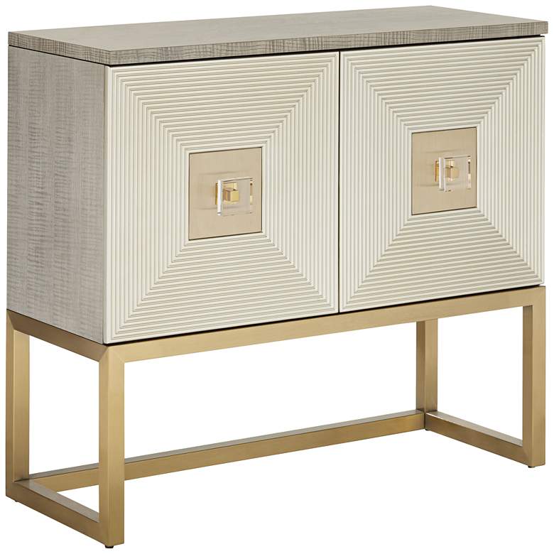 Image 3 Fleming 39" Wide Modern Luxe Accent Cabinet