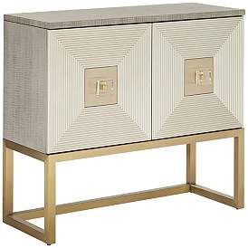 Image3 of Fleming 39" Wide Modern Luxe Accent Cabinet