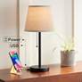 Flesner Bronze 20" High Accent Table Lamp with USB Port