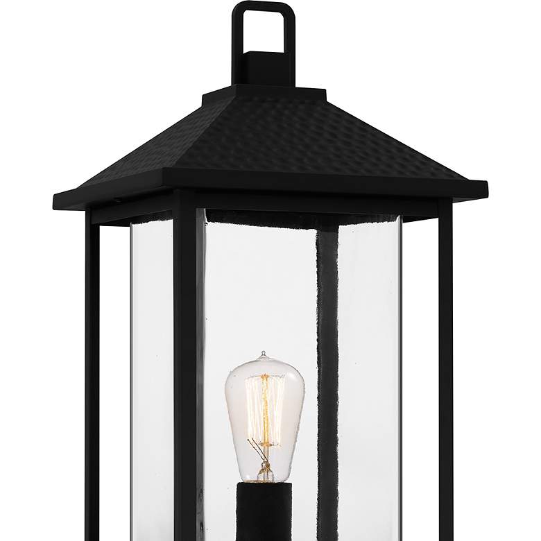 Image 5 Fletcher 1-Light Earth Black Outdoor Post Lantern more views