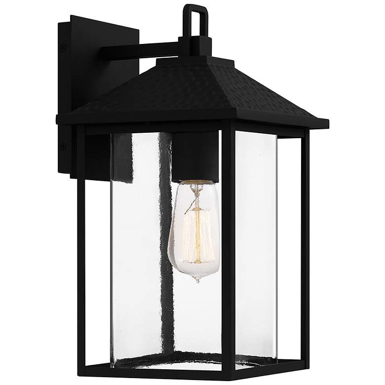 Image 2 Fletcher 1-Light Earth Black Outdoor Wall Lantern