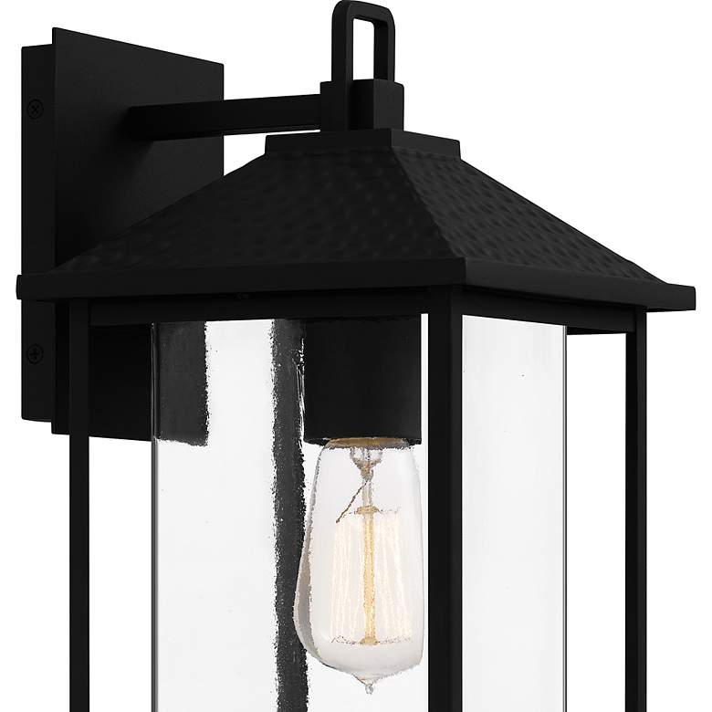 Image 5 Fletcher 1-Light Earth Black Outdoor Wall Lantern more views