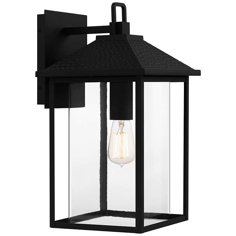 Image 2 Fletcher 1-Light Earth Black Outdoor Wall Lantern