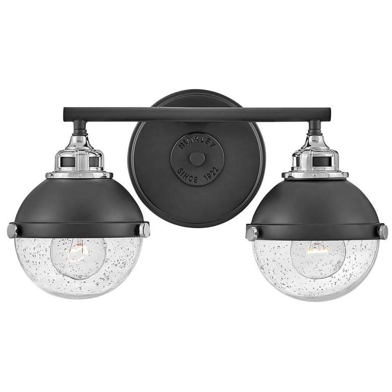 Image 1 Fletcher 8 3/4" High Black Wall Sconce by Hinkley Lighting