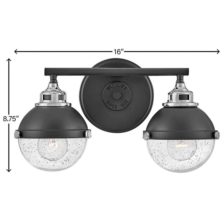 Image 6 Fletcher 8 3/4" High Black Wall Sconce by Hinkley Lighting more views