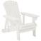 Fletcher Adjustable Back White Adirondack Chair