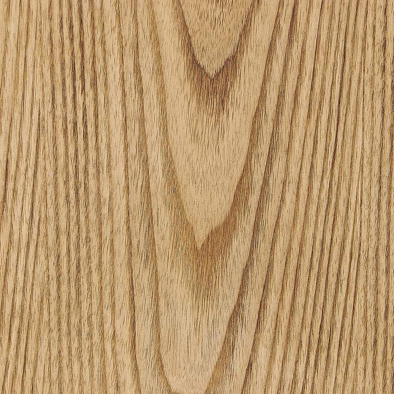 Image 2 Fleur 17 1/2" Wide Natural Ash Wood Veneer Side Table more views