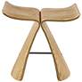 5_Fleur 17 1/2" Wide Natural Ash Wood Veneer Side Table more views