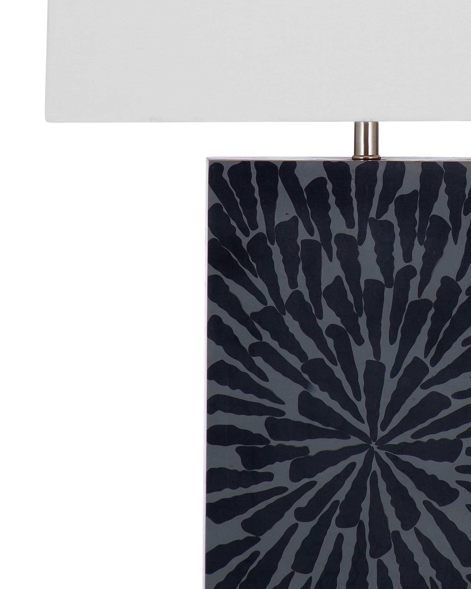 Image 2 Fleur 25" High Gray Table Lamp more views