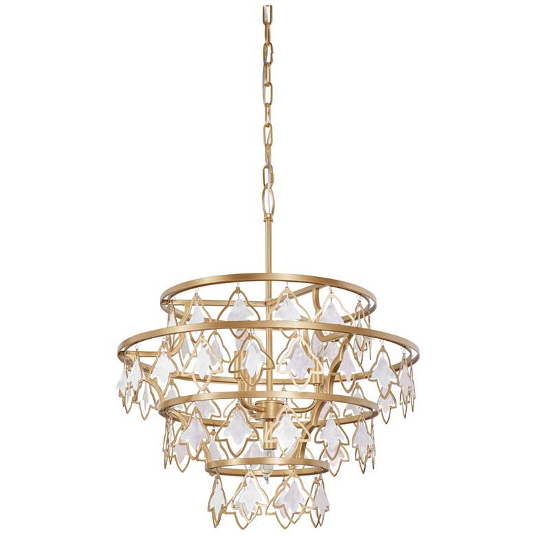 Image 1 Fleur 4-Lt Chandelier - French Gold