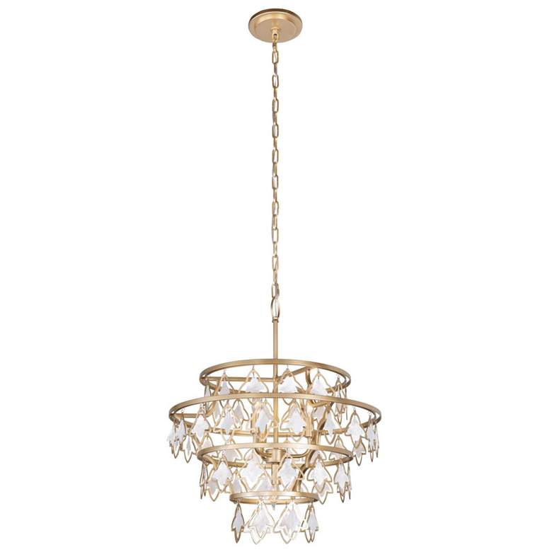 Image 2 Fleur 4-Lt Chandelier - French Gold more views