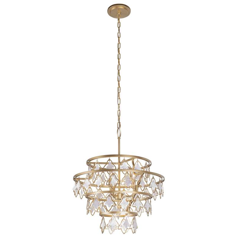 Image 5 Fleur 4-Lt Chandelier - French Gold more views