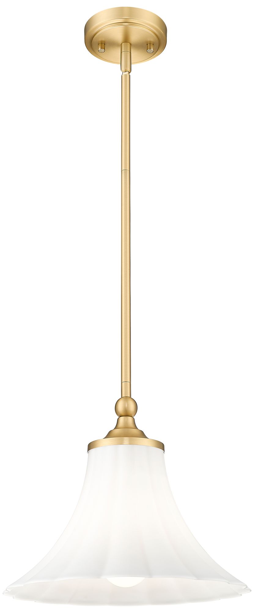 Image 5 Fleur by Z-Lite 12 inch Modern Gold 1 Light Pendant more views