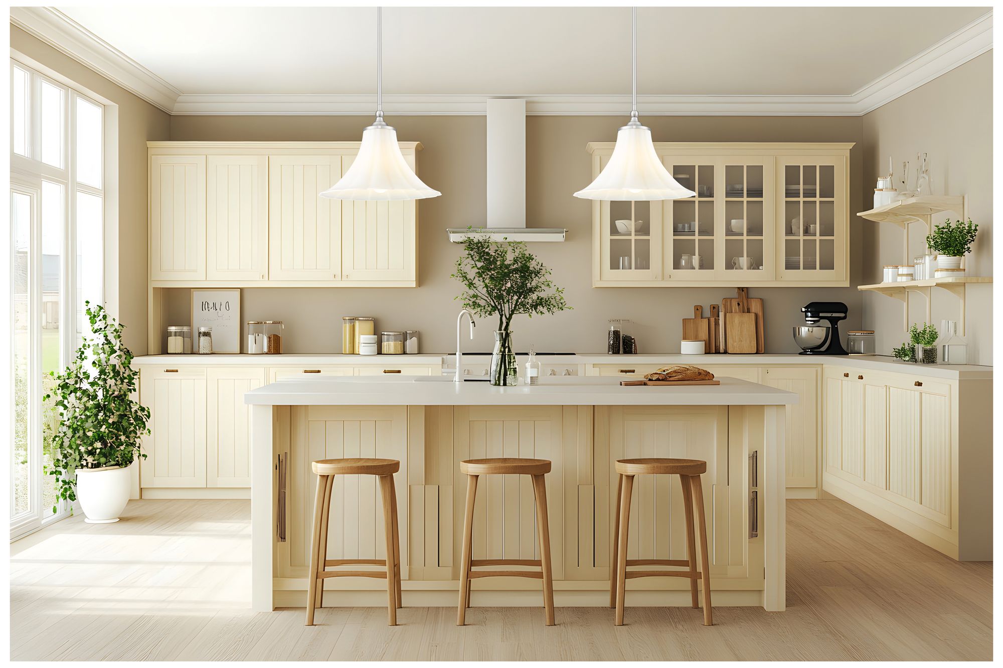 Image 3 Fleur by Z-Lite 16 inch Brushed Nickel 1 Light Pendant more views