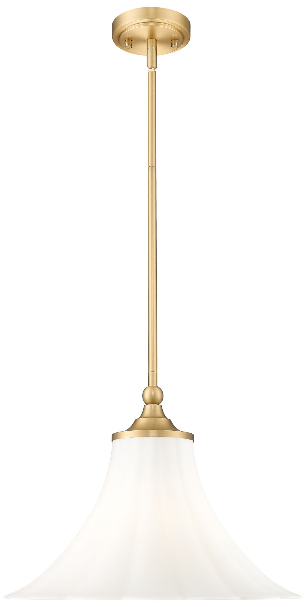 Fleur by Z-Lite 16 inch Modern Gold 1 Light Pendant