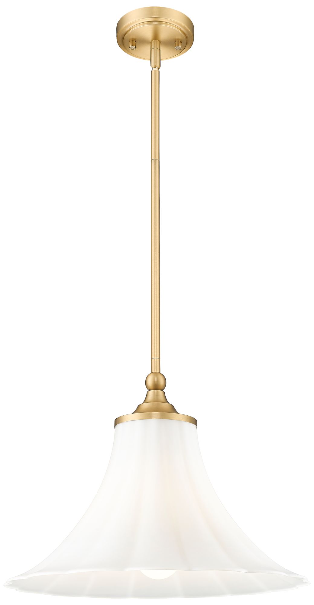 Image 5 Fleur by Z-Lite 16 inch Modern Gold 1 Light Pendant more views