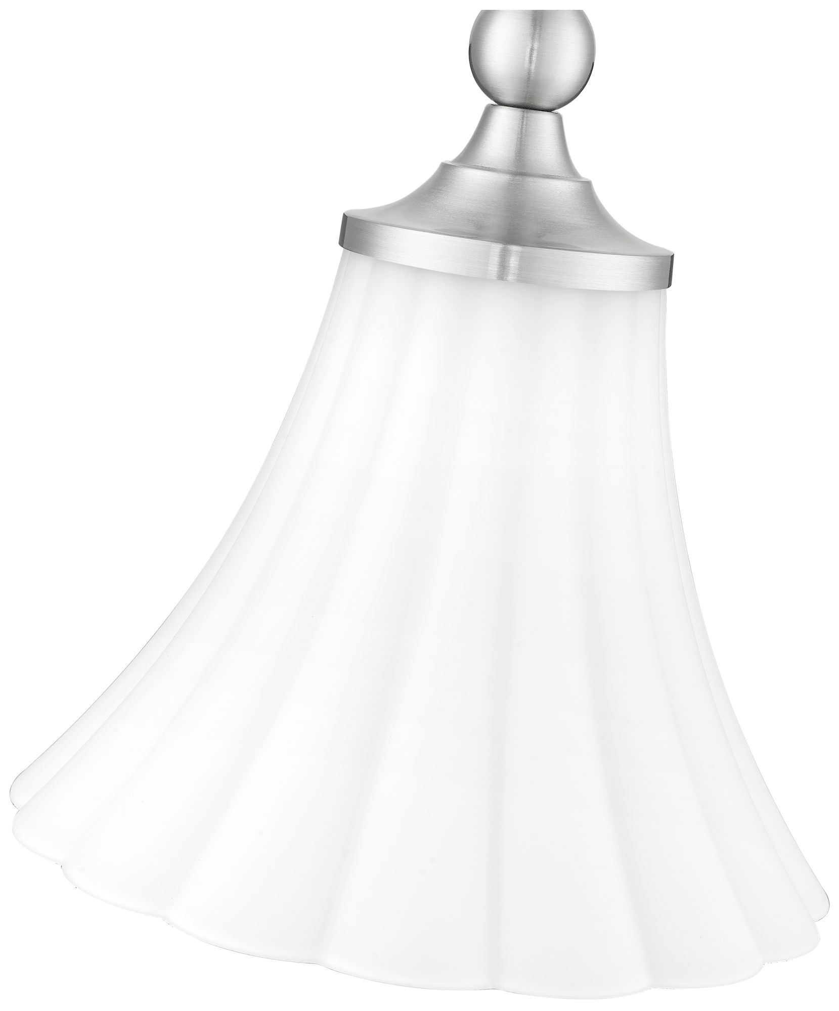 Image 6 Fleur by Z-Lite 8 inch Brushed Nickel 1 Light Pendant more views