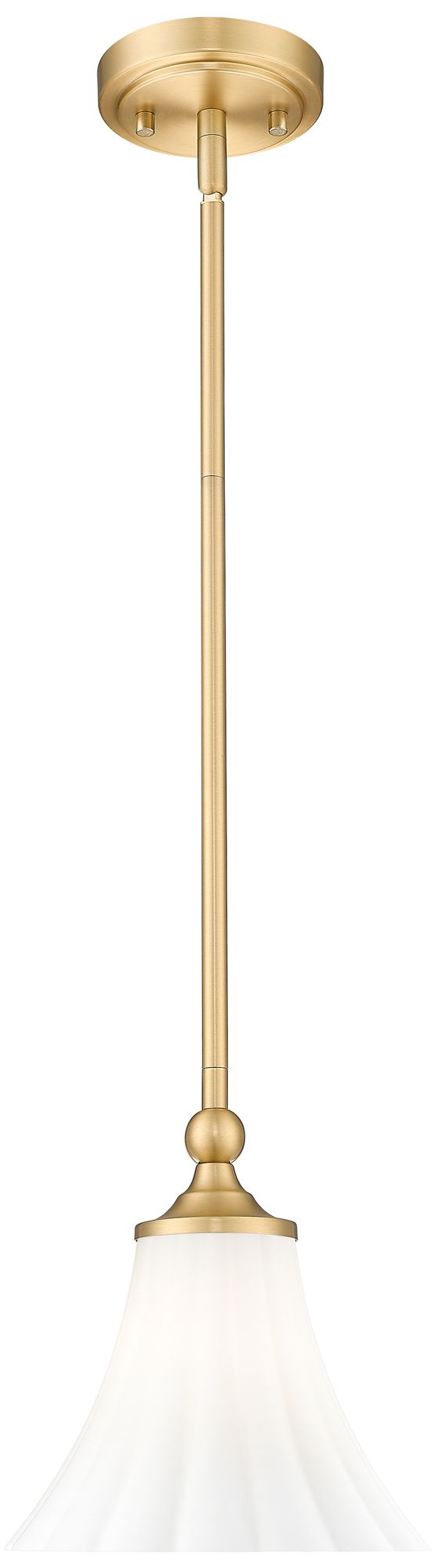 Fleur by Z-Lite 8 inch Modern Gold 1 Light Pendant