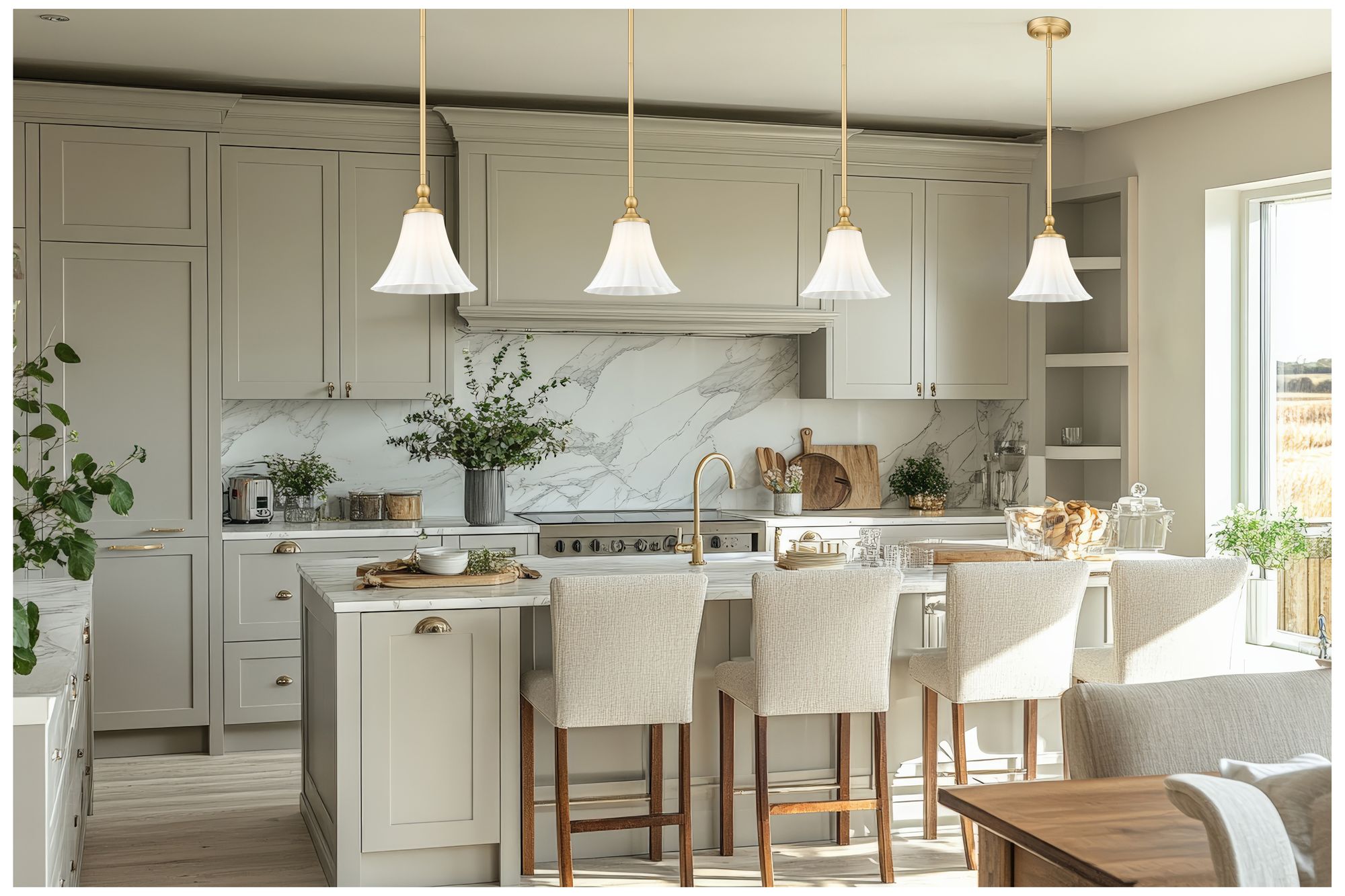 Image 2 Fleur by Z-Lite 8 inch Modern Gold 1 Light Pendant more views