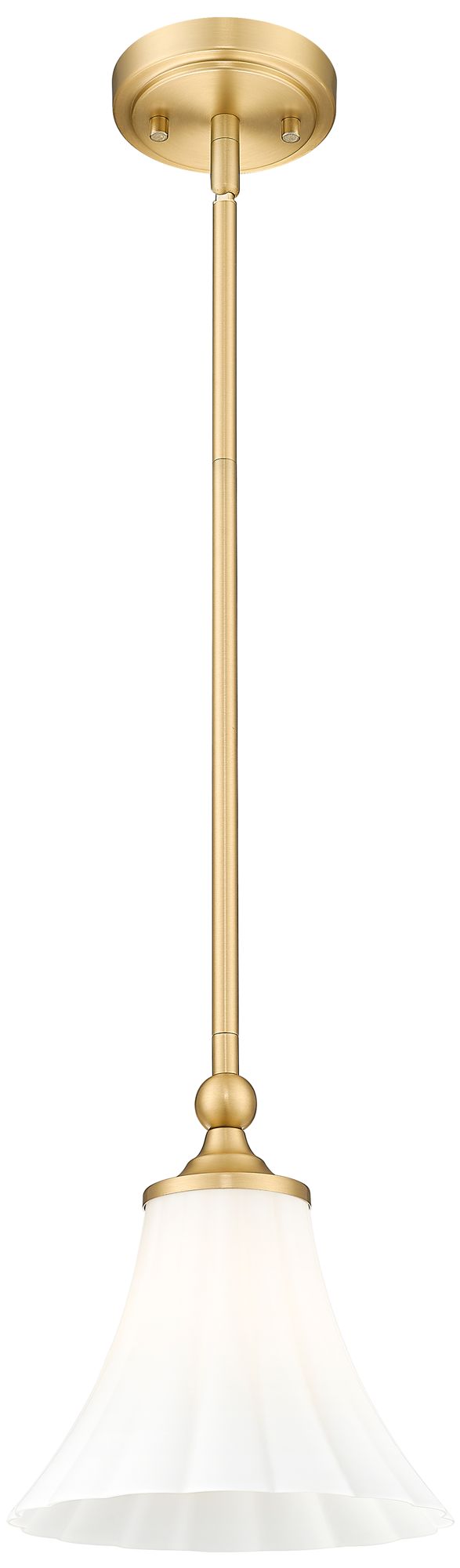 Image 5 Fleur by Z-Lite 8 inch Modern Gold 1 Light Pendant more views