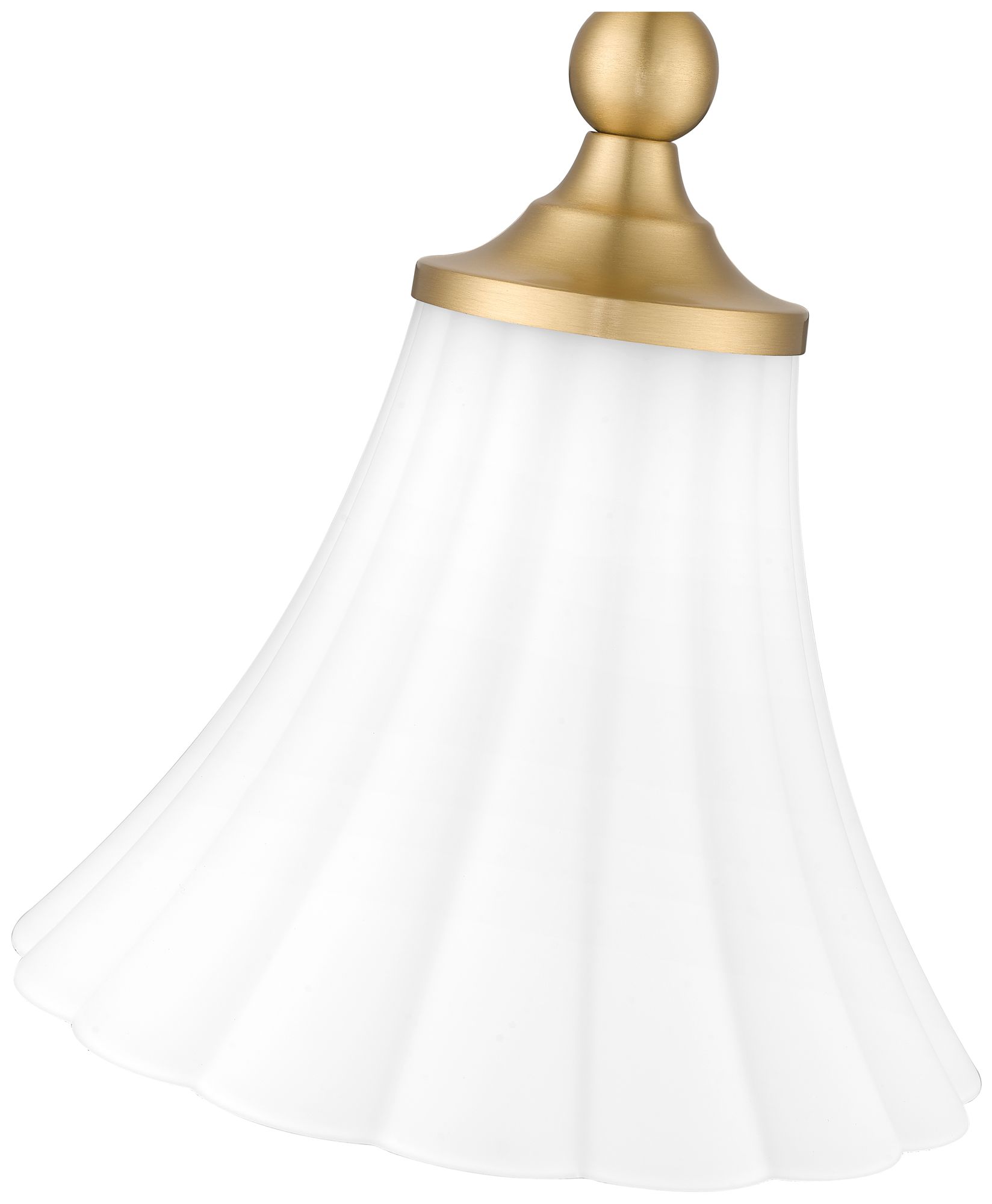 Image 6 Fleur by Z-Lite 8 inch Modern Gold 1 Light Pendant more views