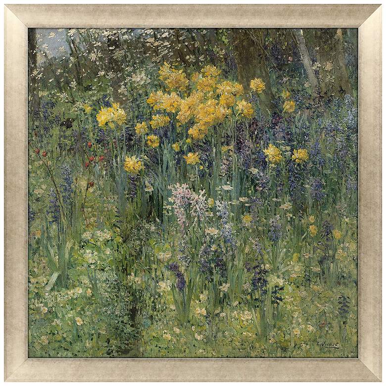 Image 1 Fleur de Paques 41"W x 41"H Framed Art