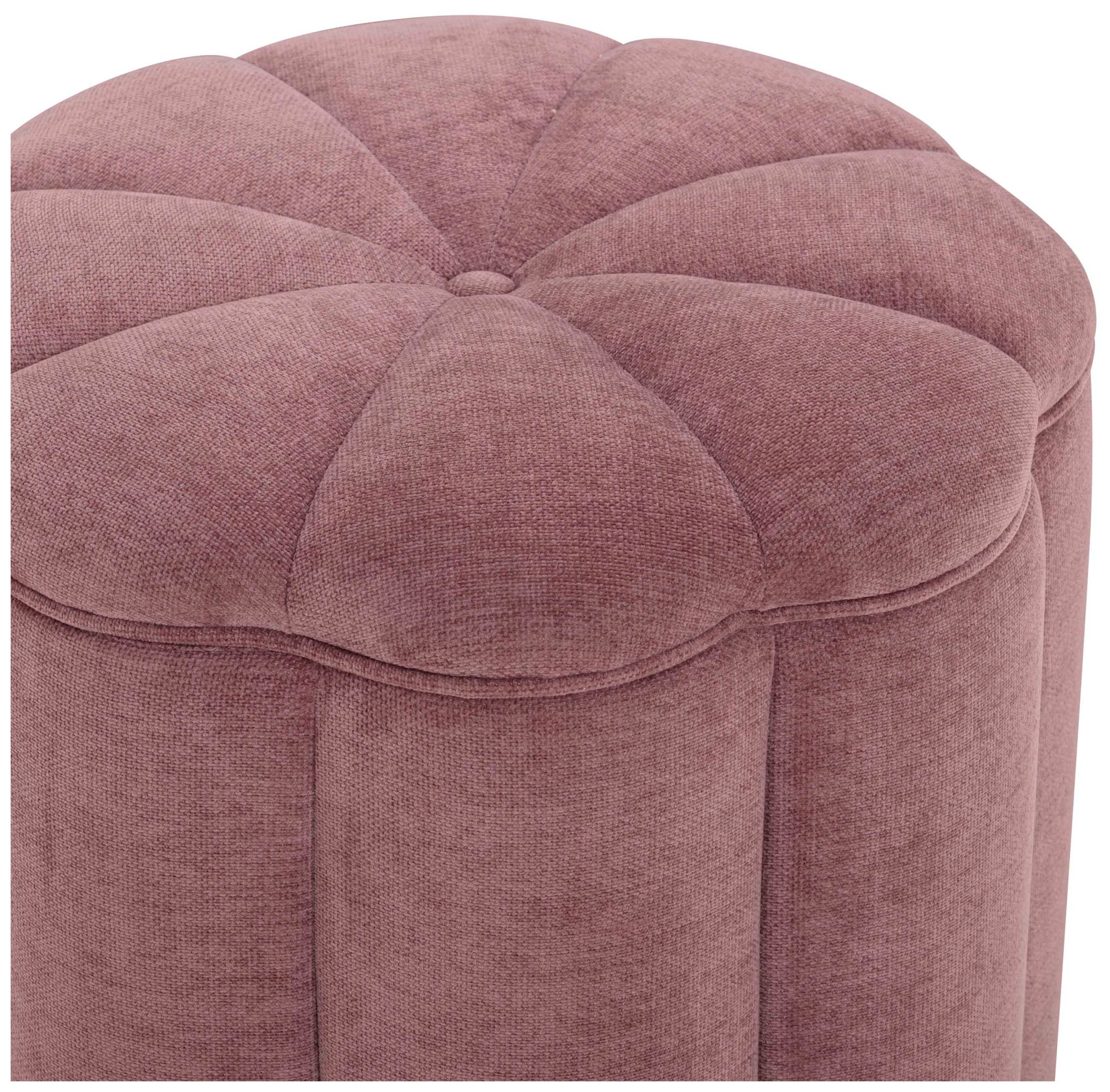 Image 3 Fleur Mauve Storage Ottoman more views
