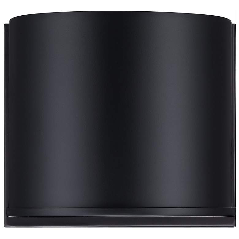 Image 1 Fleur Oasis 6.75 in. 1-Light Matte Black Indoor Wall Sconce