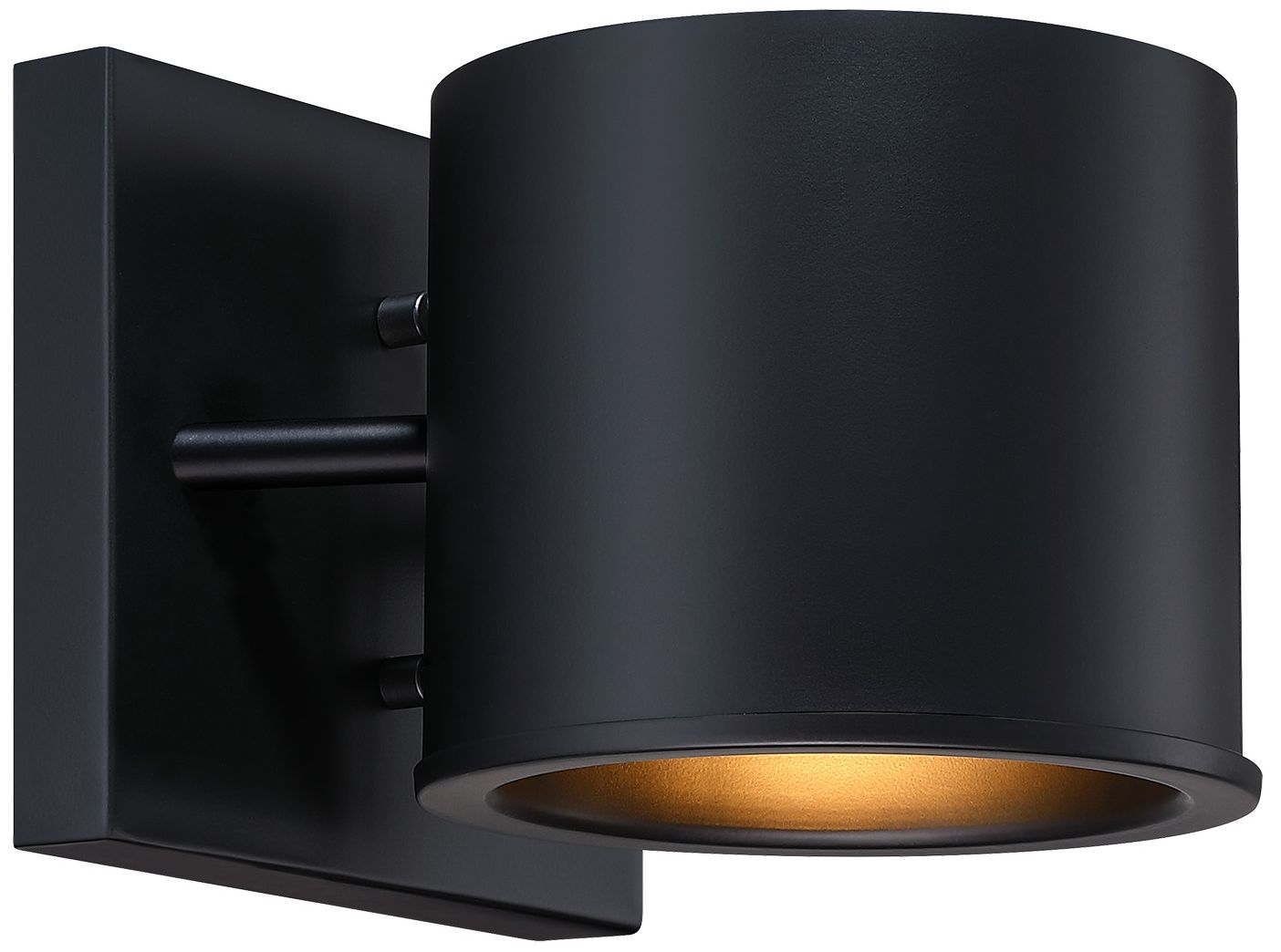 Image 7 Fleur Oasis 6.75 in. 1-Light Matte Black Indoor Wall Sconce more views