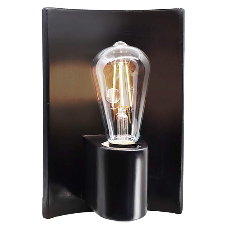 Image 1 Flex Carbon Matte Black Wall Sconce