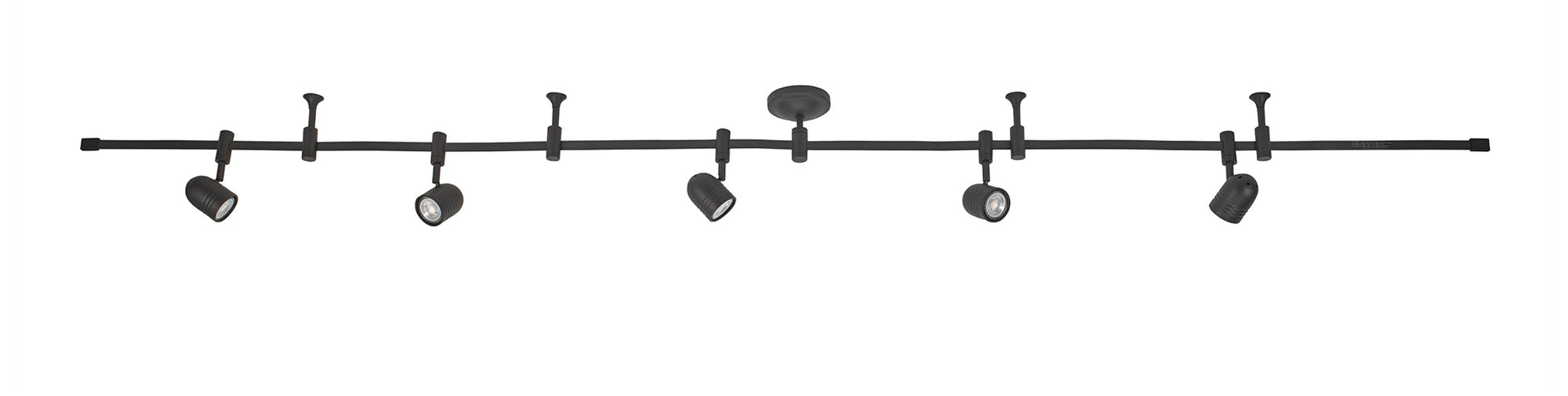 Image 2 Flex Track 96" Wide Bronze Adjustable LED Track Fixture more views