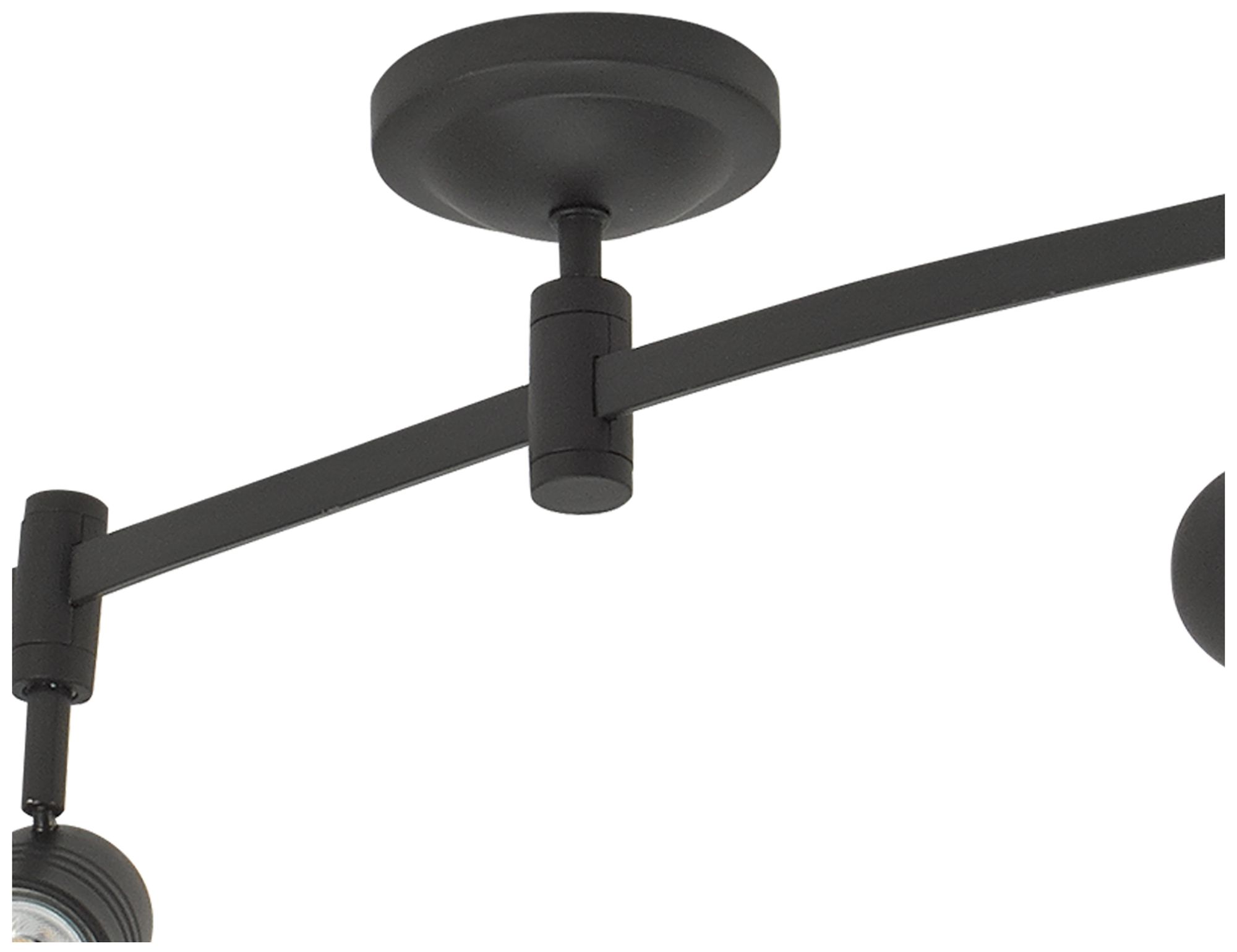 Image 7 Flex Track 96" Wide Bronze Adjustable LED Track Fixture more views