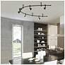Flex Track 96" Wide Bronze Adjustable LED Track Fixture