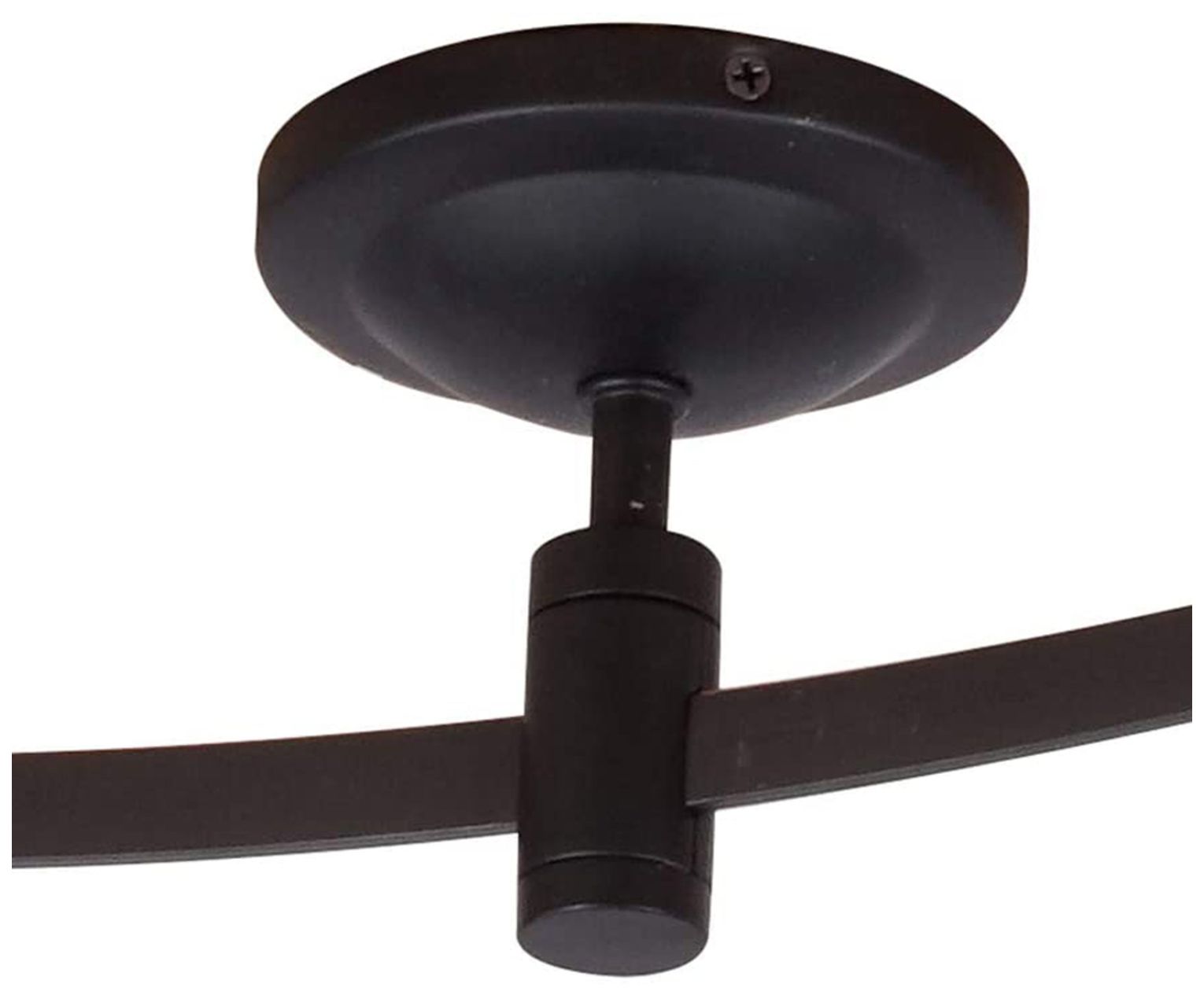 Image 4 Flex Track 96" Wide Bronze S-Wave LED Track Fixture more views