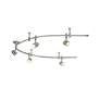 3_Flex Track 96"W Brushed Nickel Adjustable LED Track Fixture more views