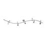 5_Flex Track 96"W Brushed Nickel Adjustable LED Track Fixture more views