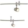 7_Flex Track 96"W Brushed Nickel Adjustable LED Track Fixture more views
