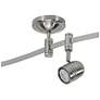 Flex Track 96"W Brushed Nickel Adjustable LED Track Fixture