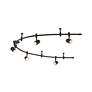 3_Flex Track 96" Wide 5-Light Bronze LED Track more views