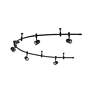 4_Flex Track 96" Wide 5-Light Bronze LED Track more views
