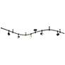 5_Flex Track 96" Wide 5-Light Bronze LED Track more views