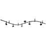 6_Flex Track 96" Wide 5-Light Bronze LED Track more views