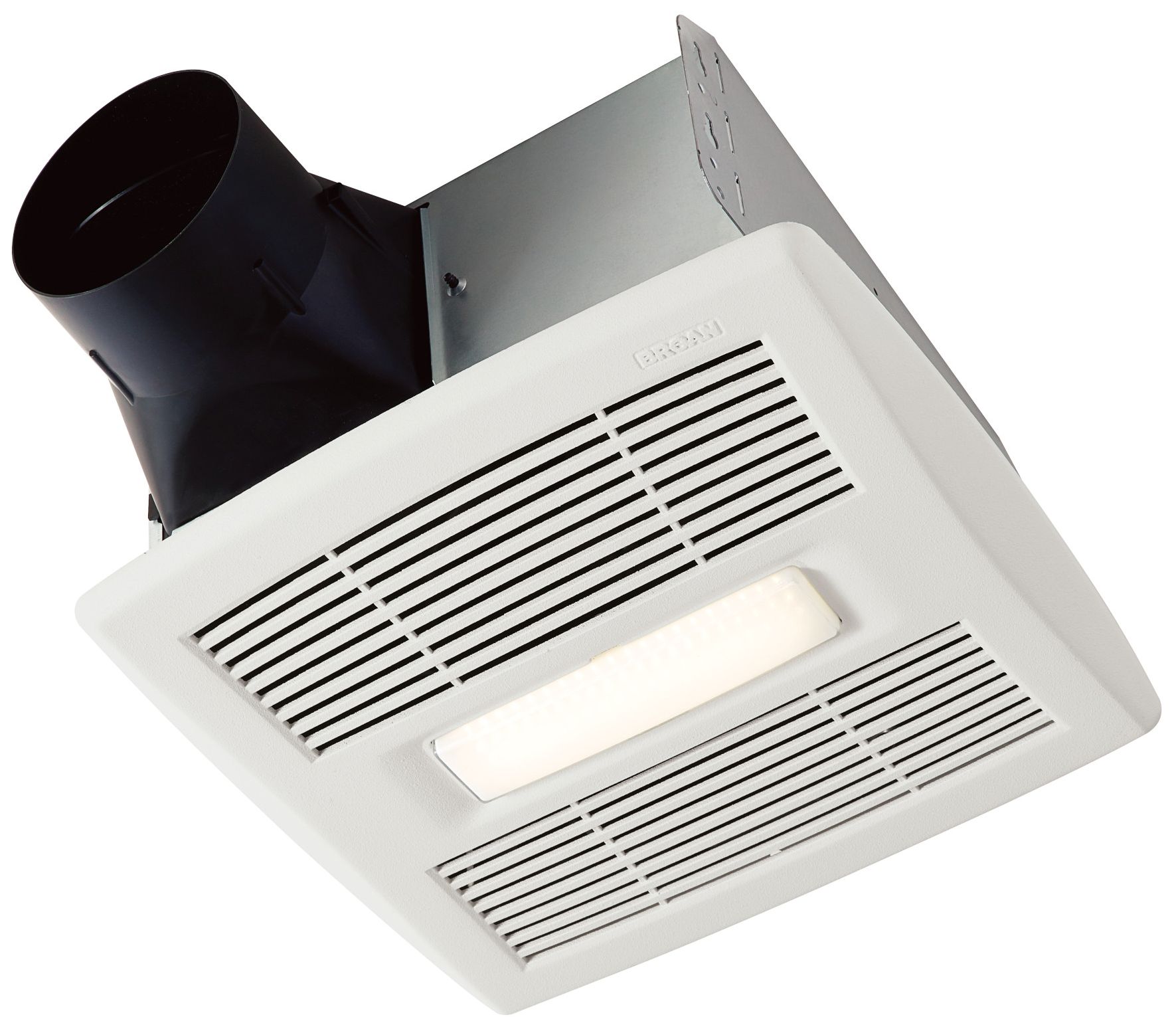 Flex White 50/80/110 CFM Bath Exhaust Fan with LED Light - #560D3 | Lamps  Plus