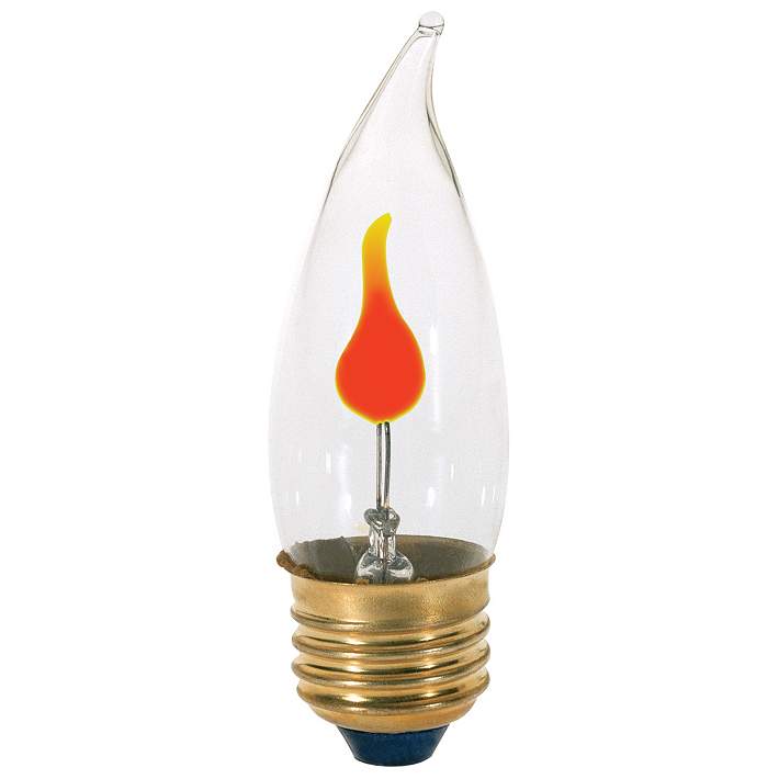Flicker Flame 3 Watt Standard Decorator Bulb #55160 | Lamps Plus