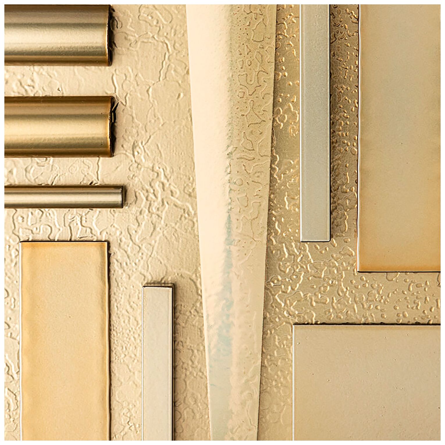 Flight 73.2" Wide 10-Light Black Pendant With Modern Brass Shade