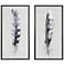 Flight Feathers 31 1/2" High 2-Piece Canvas Wall Art Set